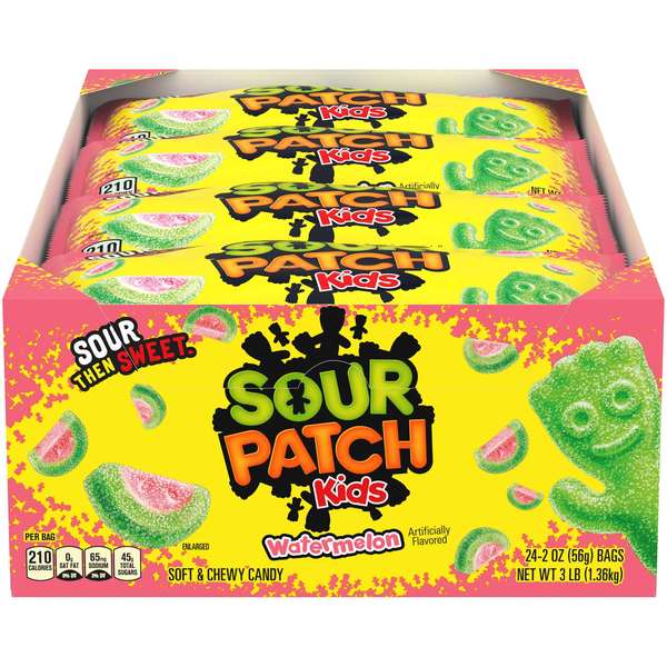 Sour Patch Sour Patch Watermelon Sour Patch Candy 2 oz. Bag, PK288 6199